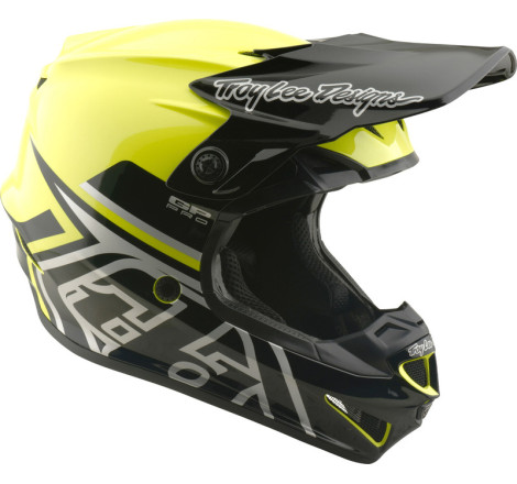 Casque enfant TROY LEE DESIGNS GP Pro MIPS – Jaune fluo, Taille YM