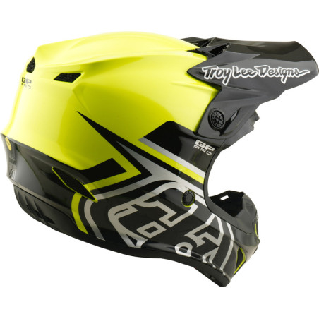 Casque enfant TROY LEE DESIGNS GP Pro MIPS – Jaune fluo, Taille YL