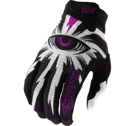 Gants enfant TROY LEE DESIGNS Air - Cyclops noir/fuschia