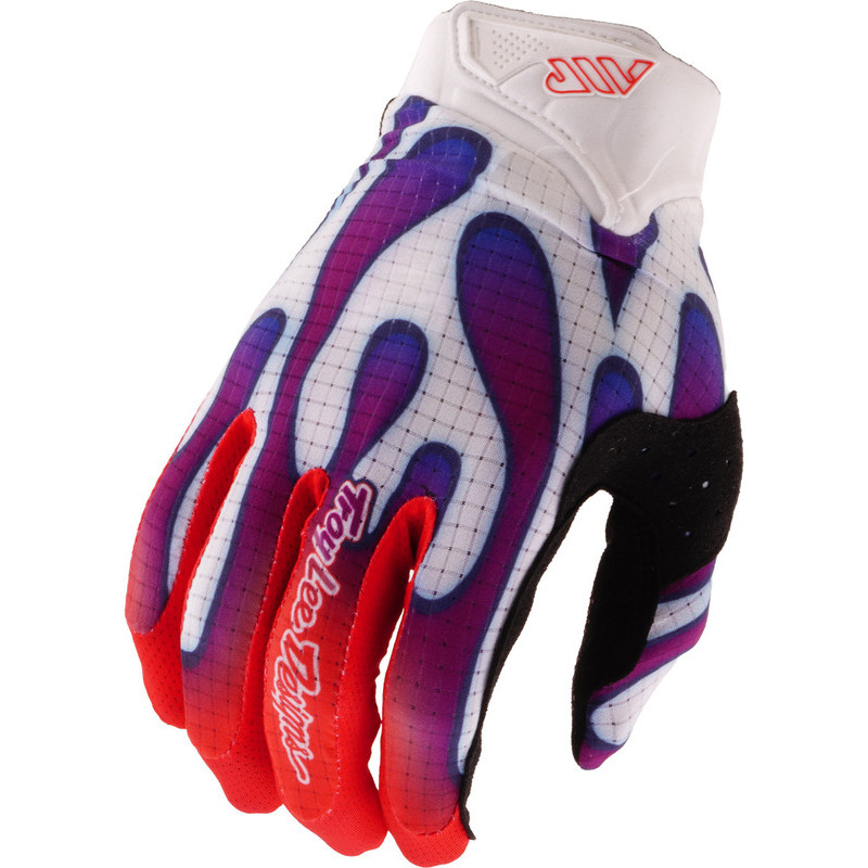 Gants enfant TROY LEE DESIGNS Air - Overspray blanc/violet