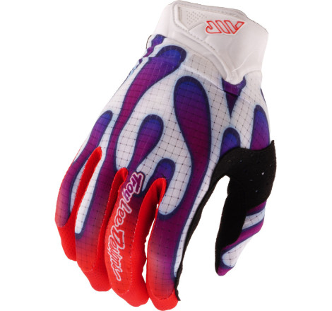 Gants enfant TROY LEE DESIGNS Air - Overspray blanc/violet
