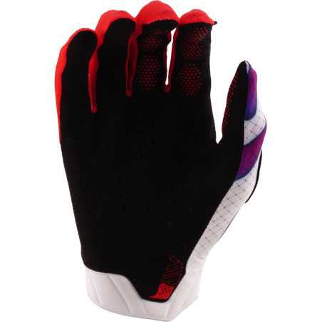 Gants enfant TROY LEE DESIGNS Air - Overspray blanc/violet