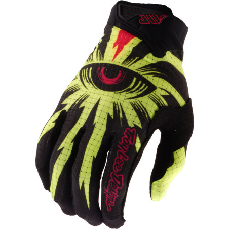 Gants TROY LEE DESIGNS Air - Cyclops noir/jaune fluo