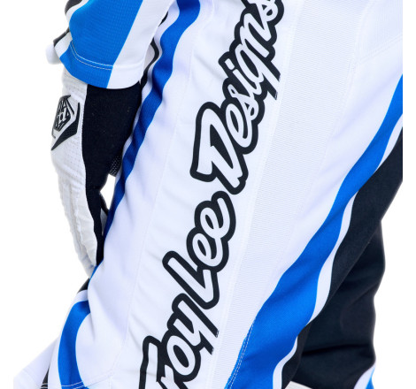 Pantalon TROY LEE DESIGNS GP Pro - Roller blanc/bleu
