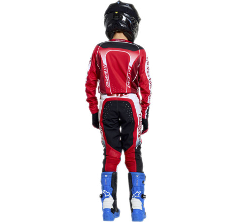 Pantalon enfant TROY LEE DESIGNS SE Pro - Salvo rouge/blanc