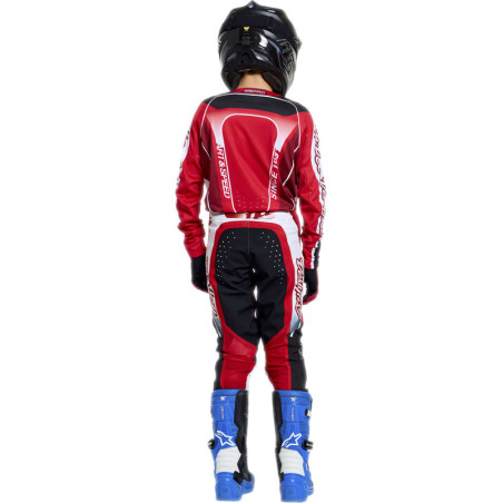 Pantalon enfant TROY LEE DESIGNS SE Pro - Salvo rouge/blanc