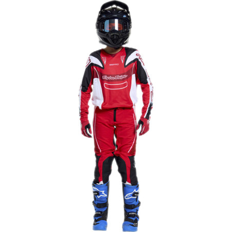 Pantalon enfant TROY LEE DESIGNS SE Pro - Salvo rouge/blanc