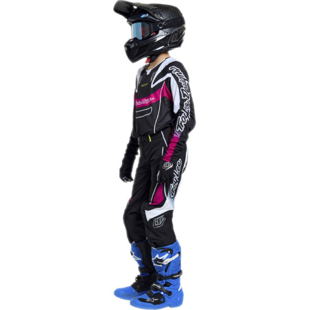 Pantalon enfant TROY LEE DESIGNS SE Pro - Salvo noir/blanc