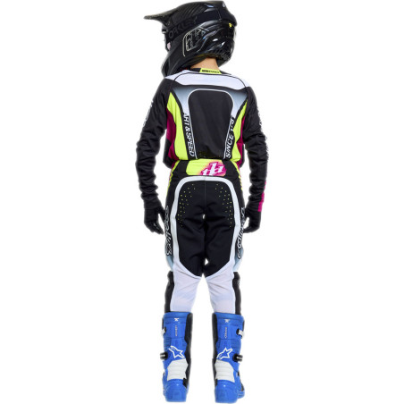 Pantalon enfant TROY LEE DESIGNS SE Pro - Salvo noir/blanc