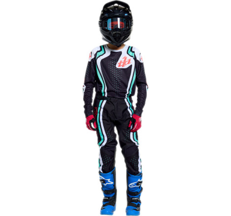 Pantalon enfant TROY LEE DESIGNS GP Pro - Roller noir/Teal