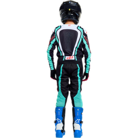 Pantalon enfant TROY LEE DESIGNS GP Pro - Roller noir/Teal
