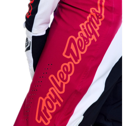 Pantalon TROY LEE DESIGNS SE Ultra - Vision noir/fuschia