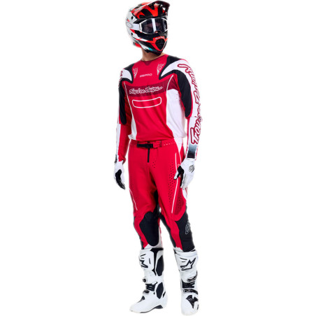 Pantalon TROY LEE DESIGNS SE Pro - Salvo rouge/blanc