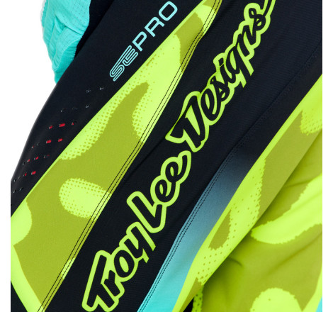 Pantalon TROY LEE DESIGNS SE Pro - Myth noir/jaune fluo