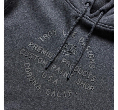 Hoodie TROY LEE DESIGNS Imprint - Black Heather