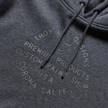 Hoodie TROY LEE DESIGNS Imprint - Black Heather