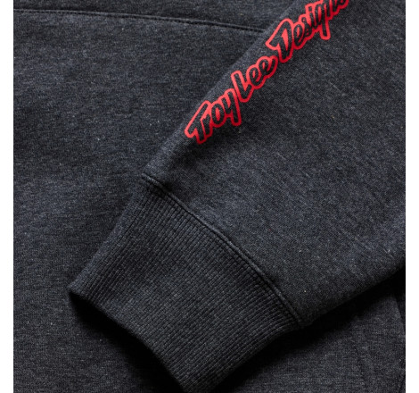 Hoodie TROY LEE DESIGNS Imprint - Black Heather