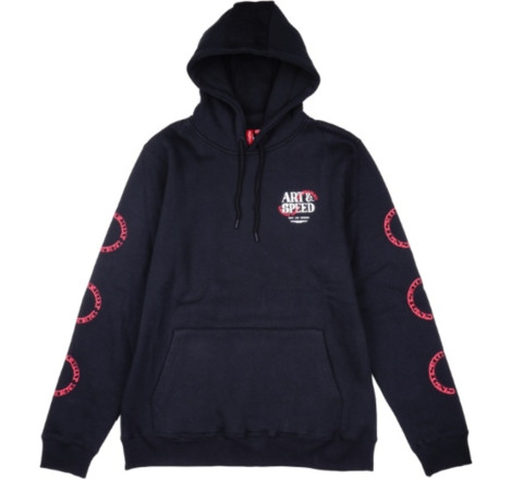 Hoodie TROY LEE DESIGNS Pink Slips - noir