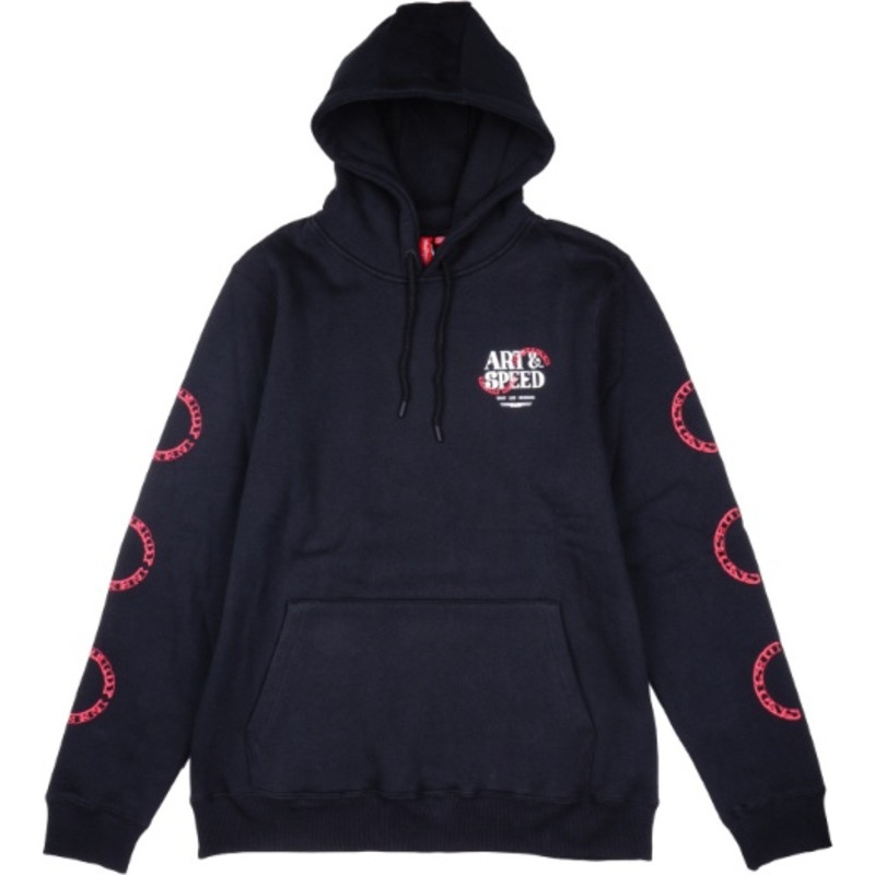 Hoodie TROY LEE DESIGNS Pink Slips - noir