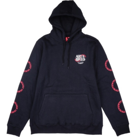 Hoodie TROY LEE DESIGNS Pink Slips - noir