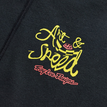 Hoodie TROY LEE DESIGNS Heritage - noir