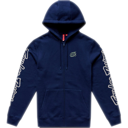 Hoodie TROY LEE DESIGNS Zip Up Badge - Navy/Sage