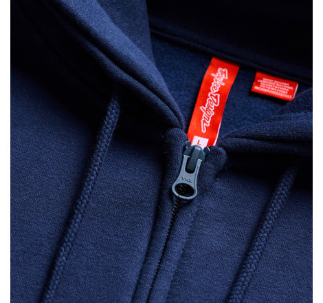 Hoodie TROY LEE DESIGNS Zip Up Badge - Navy/Sage