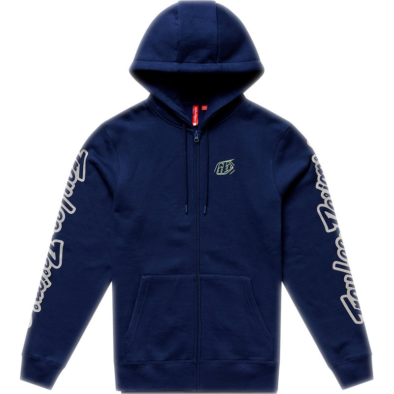 Hoodie TROY LEE DESIGNS Zip Up Badge - Navy/Sage