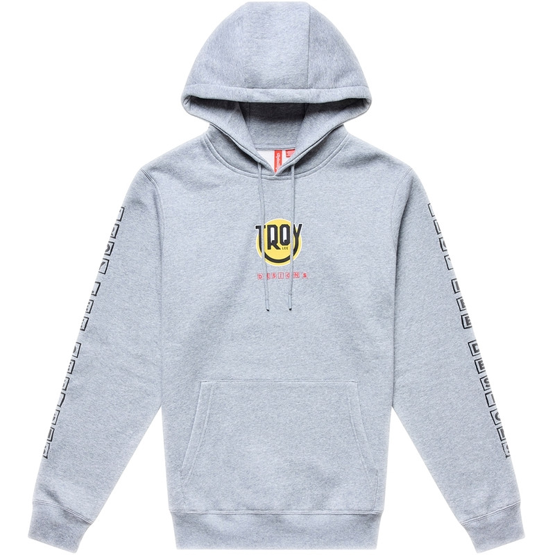 Hoodie TROY LEE DESIGNS Happy Dayz - Gray Heather