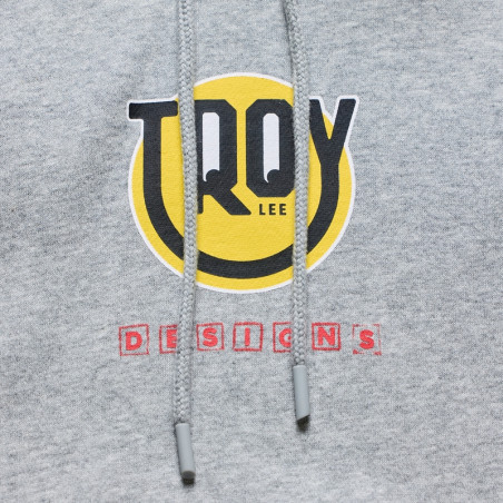 Hoodie TROY LEE DESIGNS Happy Dayz - Gray Heather