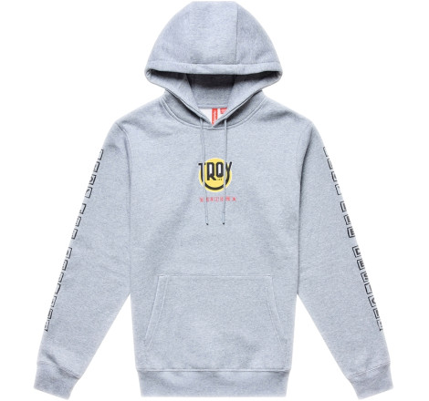 Hoodie TROY LEE DESIGNS Happy Dayz - Gray Heather