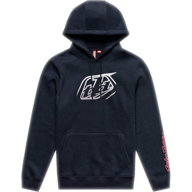 Hoodie TROY LEE DESIGNS Badge - noir/gris