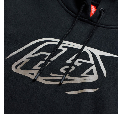 Hoodie TROY LEE DESIGNS Badge - noir/gris
