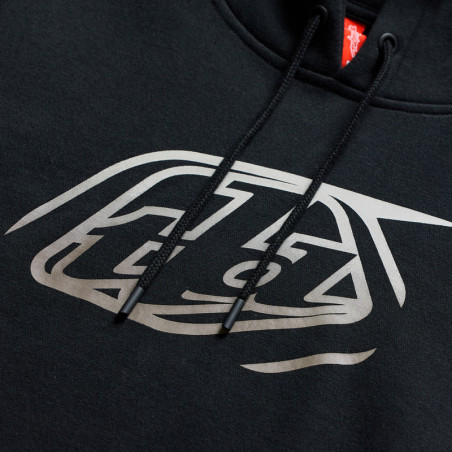 Hoodie TROY LEE DESIGNS Badge - noir/gris