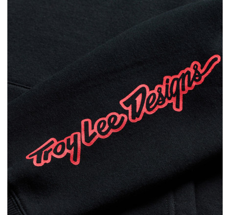 Hoodie TROY LEE DESIGNS Badge - noir/gris