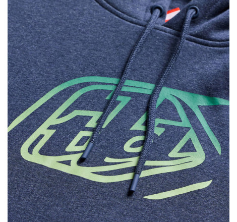 Hoodie TROY LEE DESIGNS Badge - Navy Heather