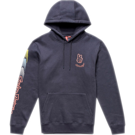 Hoodie TROY LEE DESIGNS Peace Out - Carbon/Black