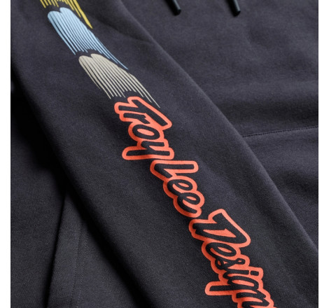 Hoodie TROY LEE DESIGNS Peace Out - Carbon/Black