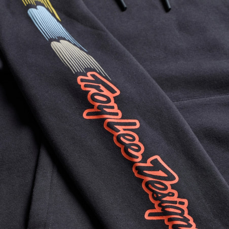Hoodie TROY LEE DESIGNS Peace Out - Carbon/Black