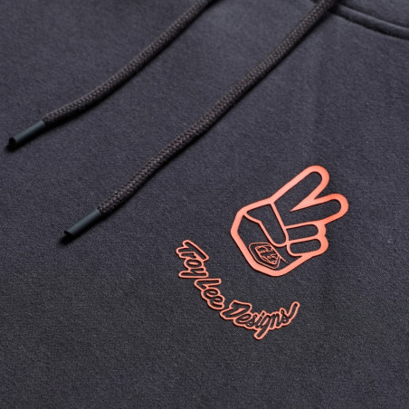 Hoodie TROY LEE DESIGNS Peace Out - Carbon/Black