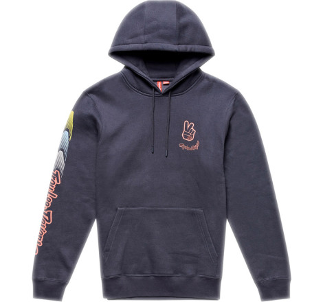 Hoodie TROY LEE DESIGNS Peace Out - Carbon/Black