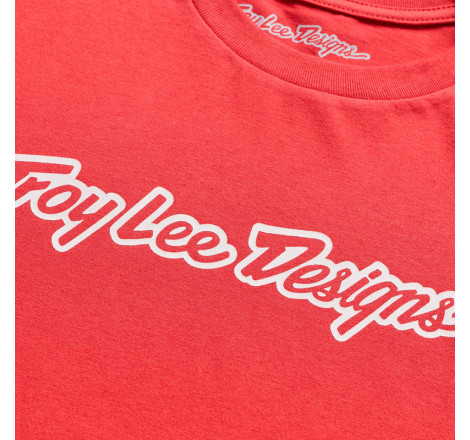 T-Shirt enfant TROY LEE DESIGNS Signature - Scarlet