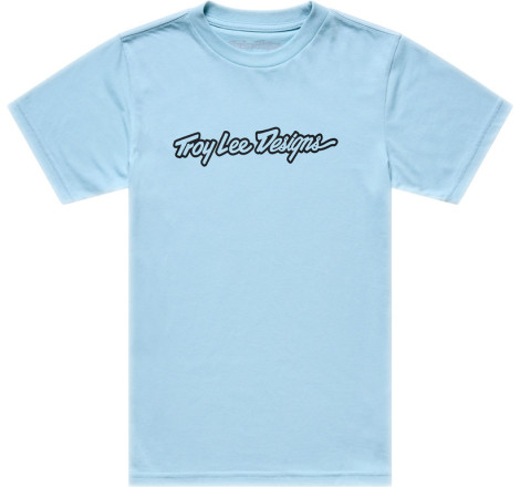 T-Shirt enfant TROY LEE DESIGNS Signature - Dawn Blue