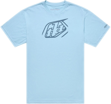 T-Shirt TROY LEE DESIGNS Badge - Dawn Blue