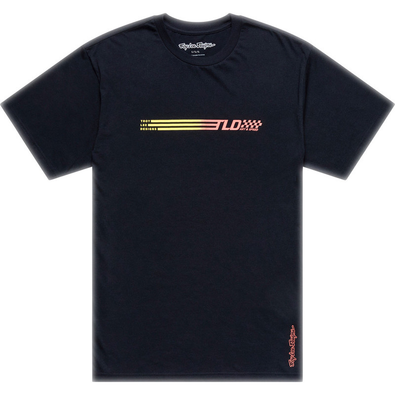 T-Shirt TROY LEE DESIGNS Stripes - noir