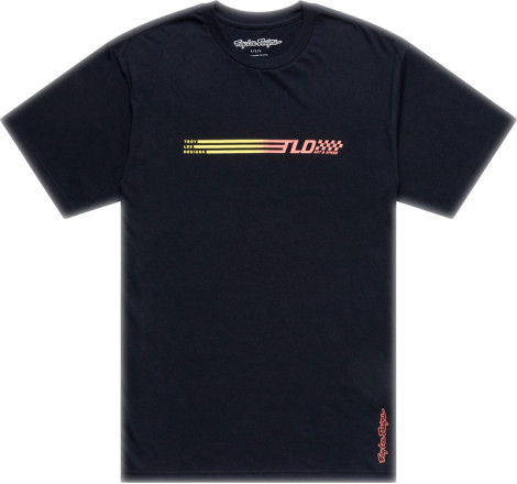 T-Shirt TROY LEE DESIGNS Stripes - noir