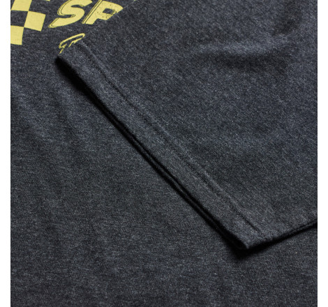 T-Shirt TROY LEE DESIGNS Finish Line - Black Heather
