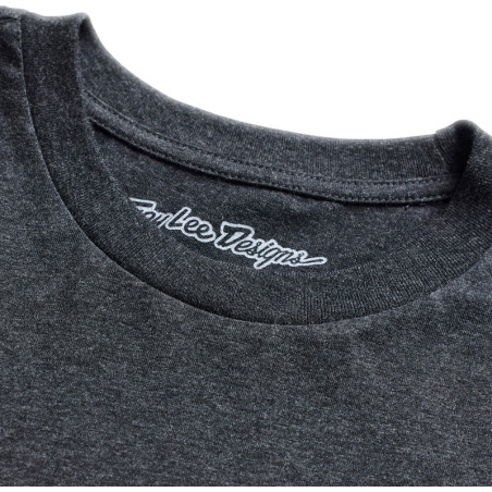 T-Shirt TROY LEE DESIGNS Finish Line - Black Heather