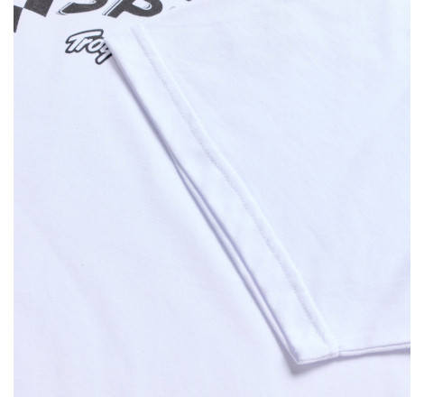 T-Shirt TROY LEE DESIGNS Finish Line - blanc
