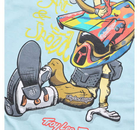 T-Shirt enfant TROY LEE DESIGNS Heritage - Dawn Blue